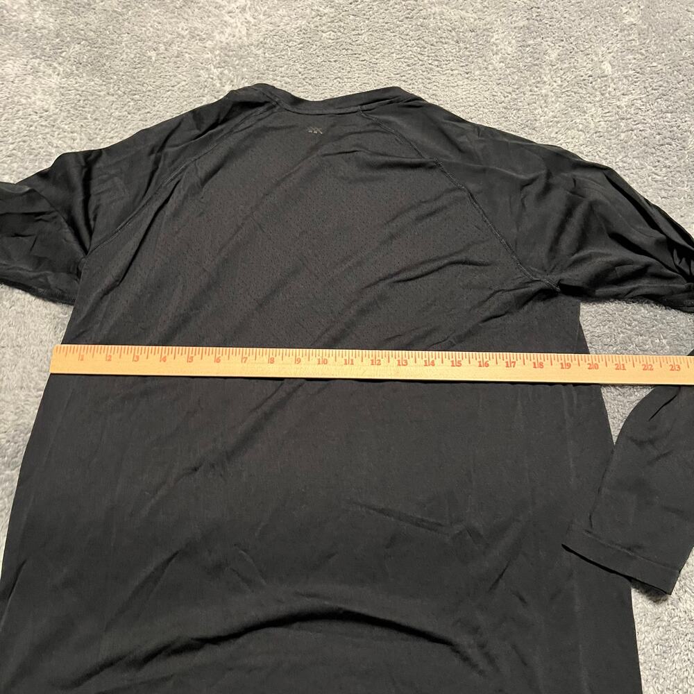 Rhone Shirt Mens Medium ? Black Performance Long Sleeve Crew - Picture 5 of 7
